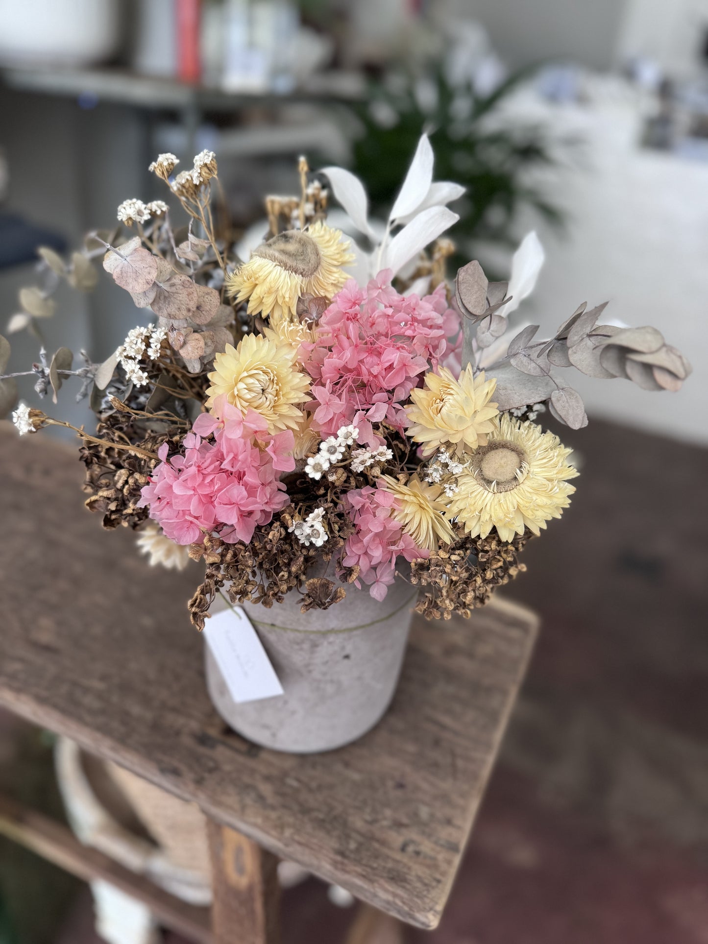 Dried Arrangement in Pot