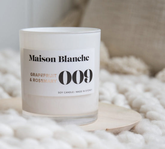 LARGE CANDLE - Maison Blanche